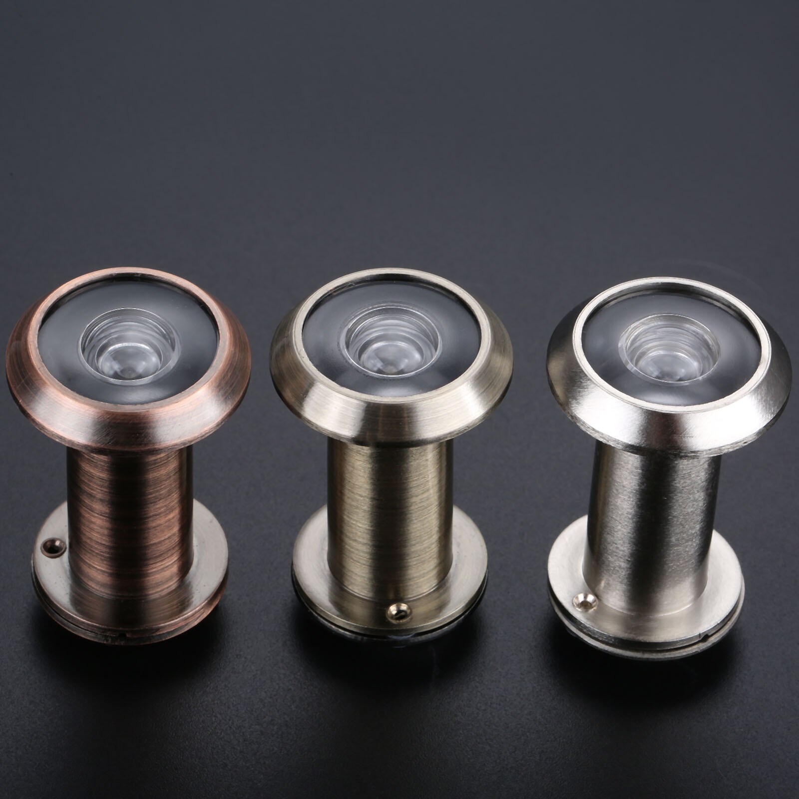 200 Degree Door Wide Viewer Angle Peephole Security Door Viewers Hole Hidden Peephole Adjustable Glass Lens Hardware Tools