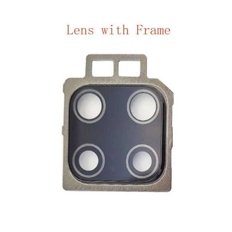 Achter Back Camera Lens Glas Met Frame Houder Achter Behuizing Cover Voor Huawei Mate 20 Mate 20 Pro Vervangende Onderdelen: For 20Pro with frame