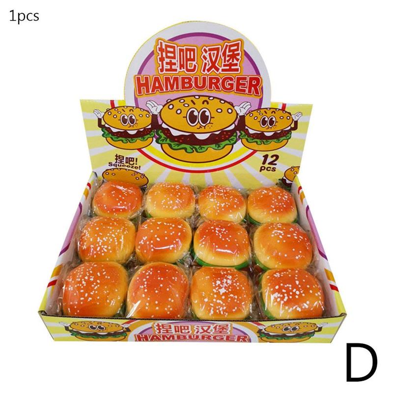 Mond Kuchen Wassermelone Pfirsich Hamburger Mais Anti betonen Ball Lustige Gerät entlüften Dekompression Spielzeug Autismus betonen Linderung Spielzeug: D