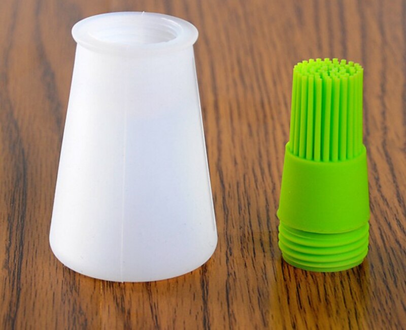 1Pc Colorful Silicone Oil Brush Baking Liquid Oil Pen Cake Butter Bread Pastry Brush BBQ Tools Safety Kitchen Basting Brush