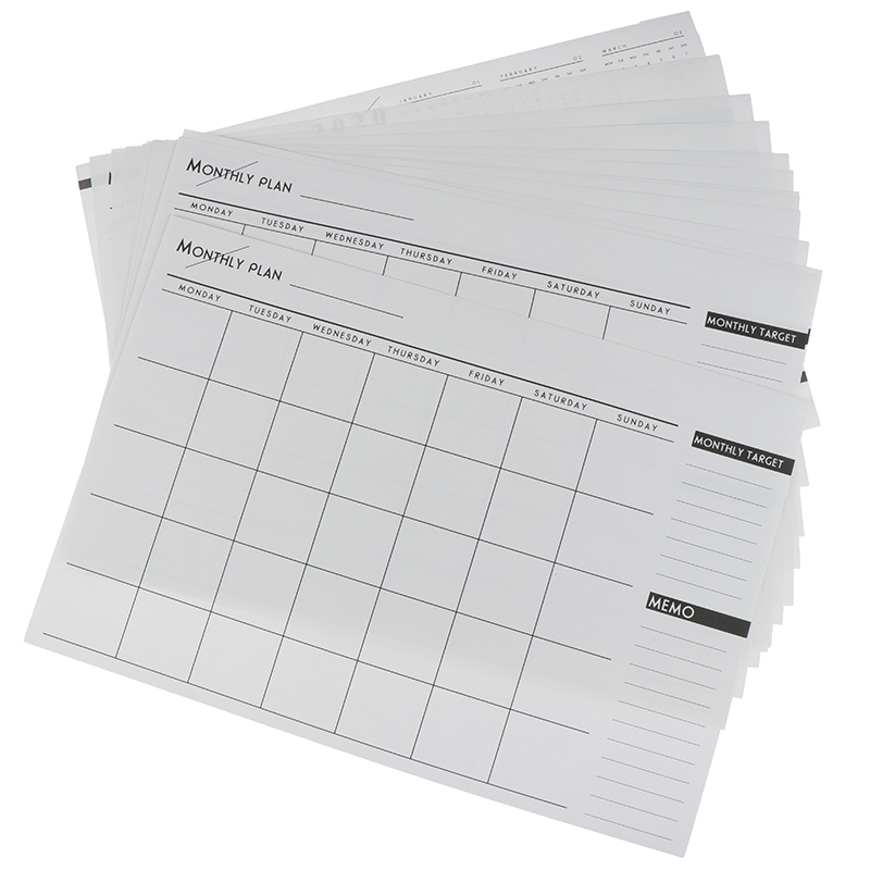 Planner Months Diary Notebook Personal Agenda Planner Organizer Business Office Stationer Calendar Monthly