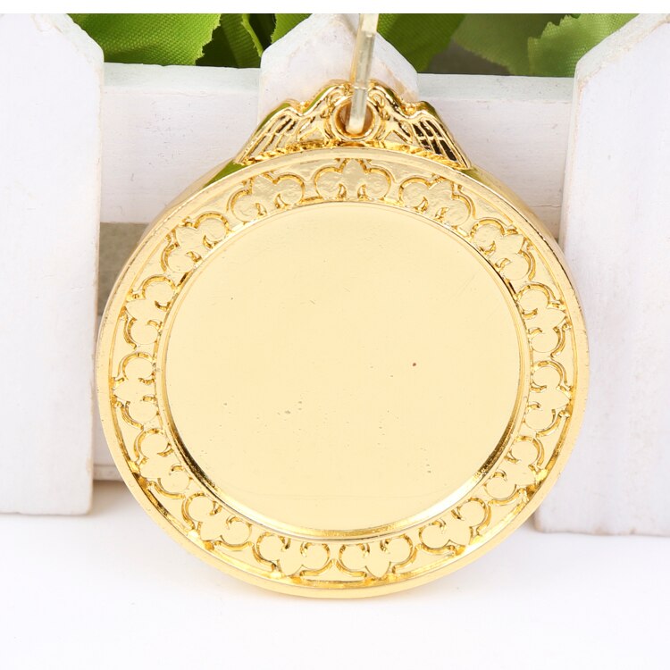 Blank medal Clouds Medal Gold Silver Bronze Motion, Honor Communication Ability/self-confidence Developing 5.5 cm: Gold