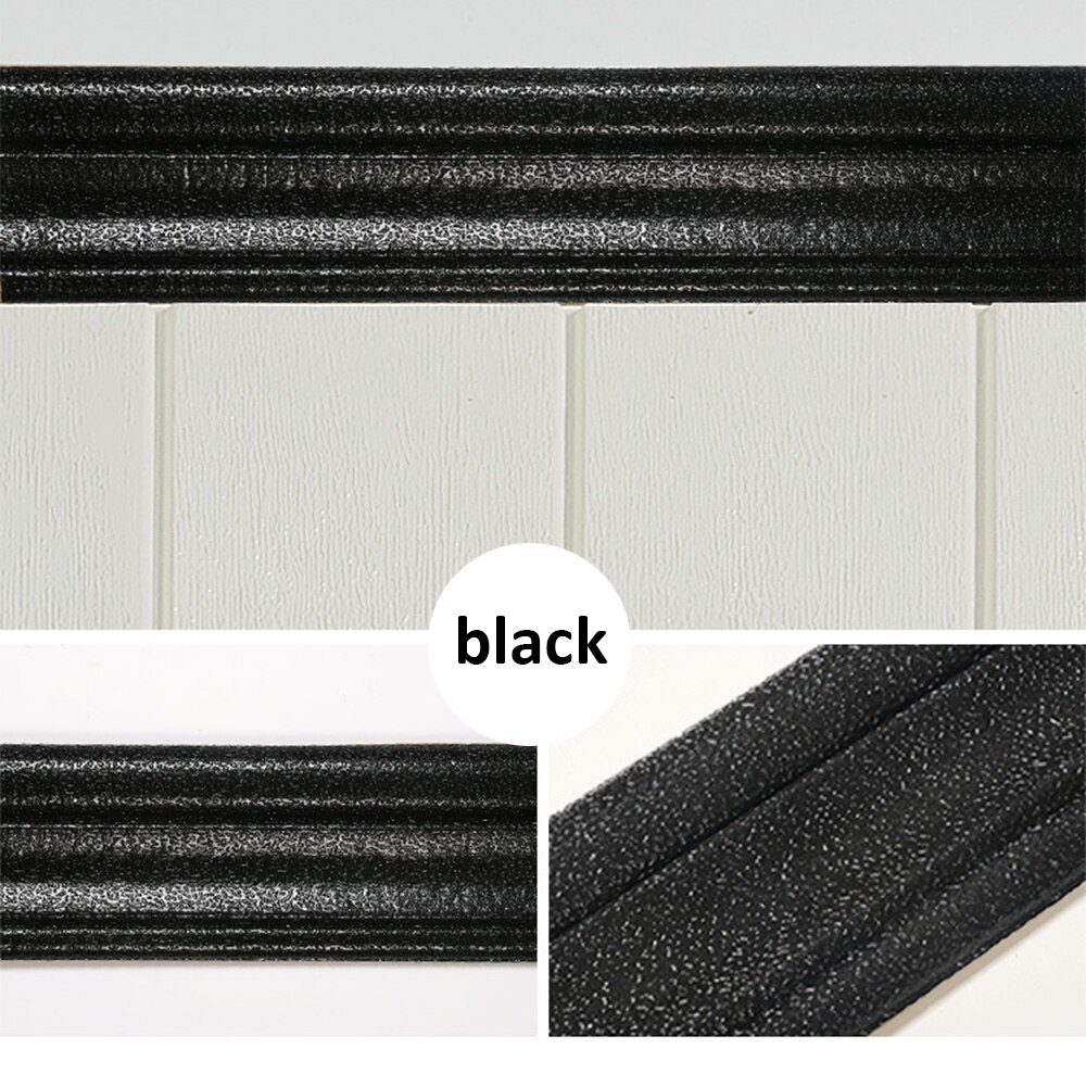 Waterproof Living Room Bathroom Baseboard Self Adhesive Wallpaper