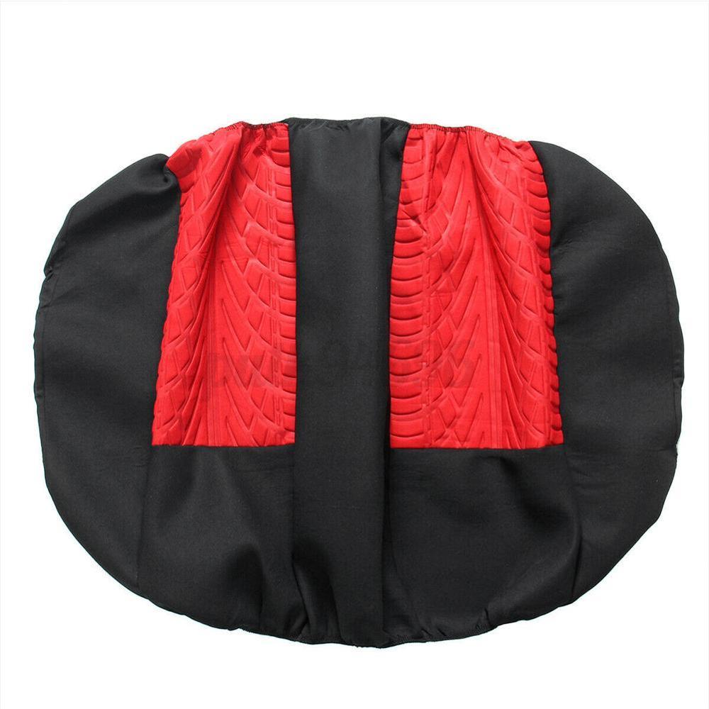 Brand Embroidery Car Seat Covers Set Universal Fit Most Cars Covers with Tire Track Detail Styling Car Seat Protector Car Seat