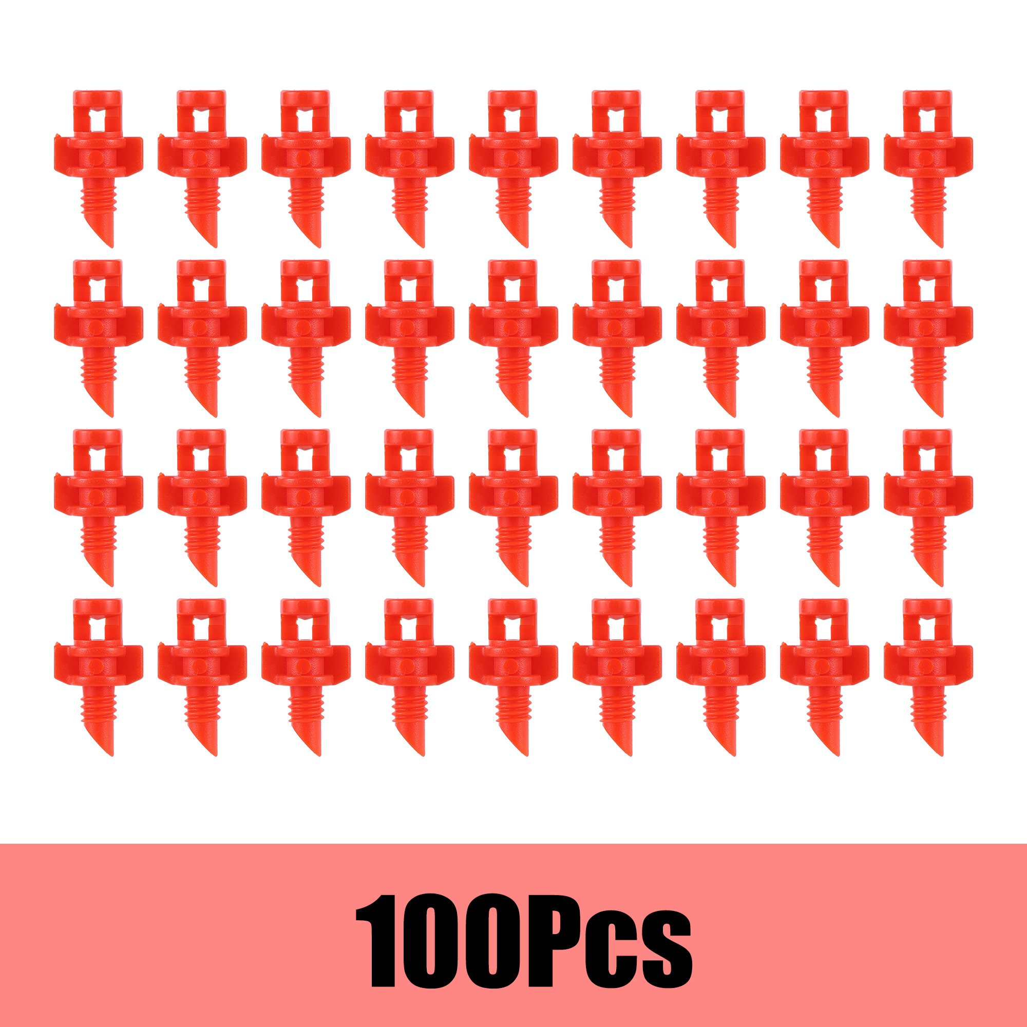 90-360 Degree Micro Refraction Nozzle Sprinkler Head Garden Irrigation Mist Sprayer Watering System Atomizing Nozzle 20/50/100Pc: Light Grey