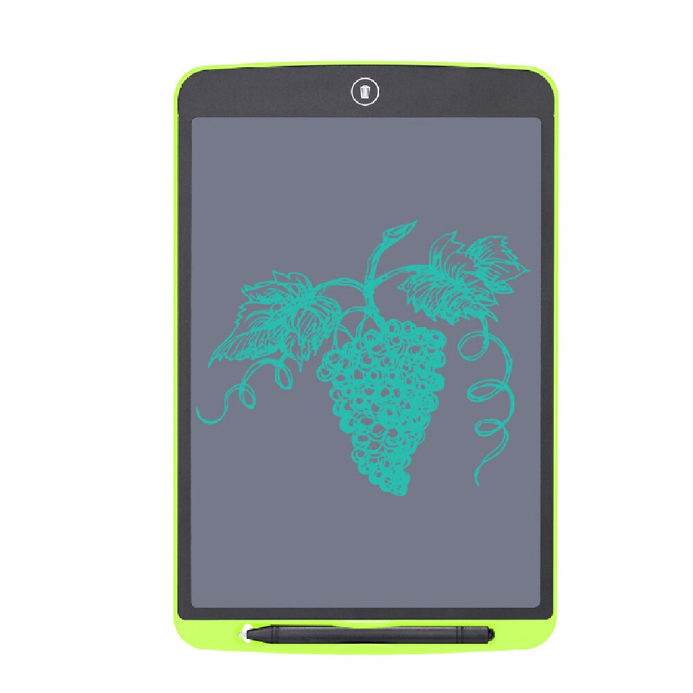 Writing Tablet 12 inch Digital Drawing Tablet Electronic Graphic Handwriting Tablet Animal Board With Pen: Green