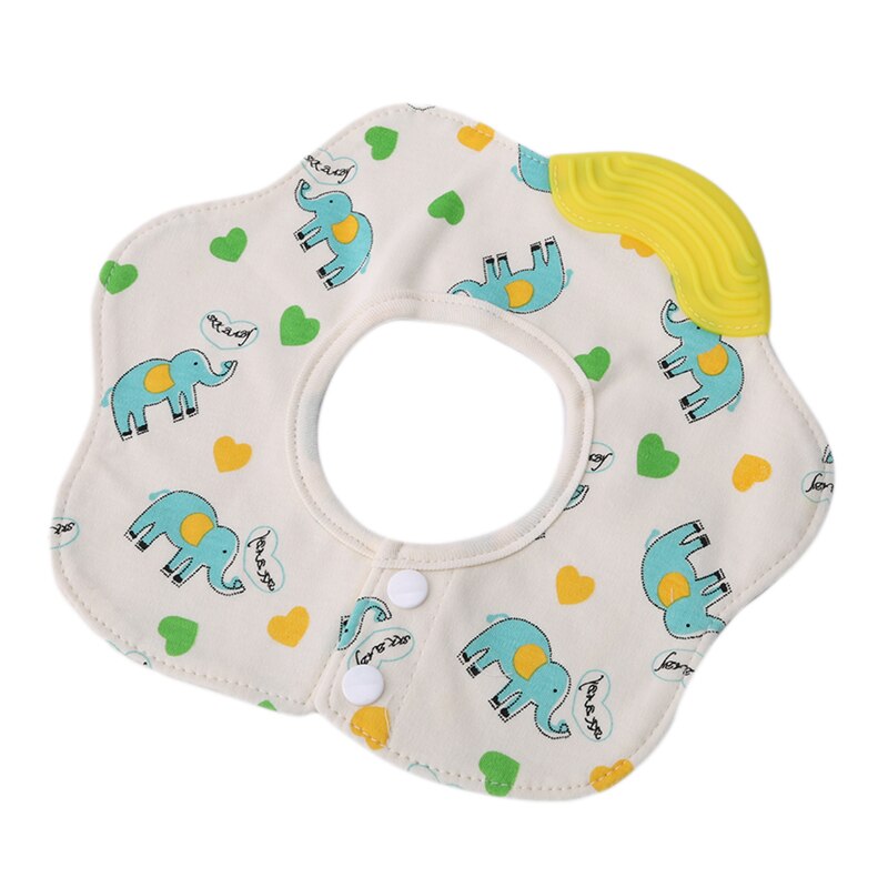 Baby bib 360 Degree Soft Breathable cartoon printing baby care practical bibs baby care supplies