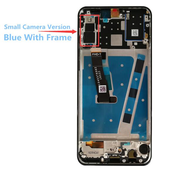 2312*1080 AAA LCD Mit Rahmen Für HUAWEI P30 Lite Lcd Display Bildschirm Für HUAWEI P30 Lite Bildschirm nova 4e MAR-LX1 LX2 AL01: Blue Small Camera