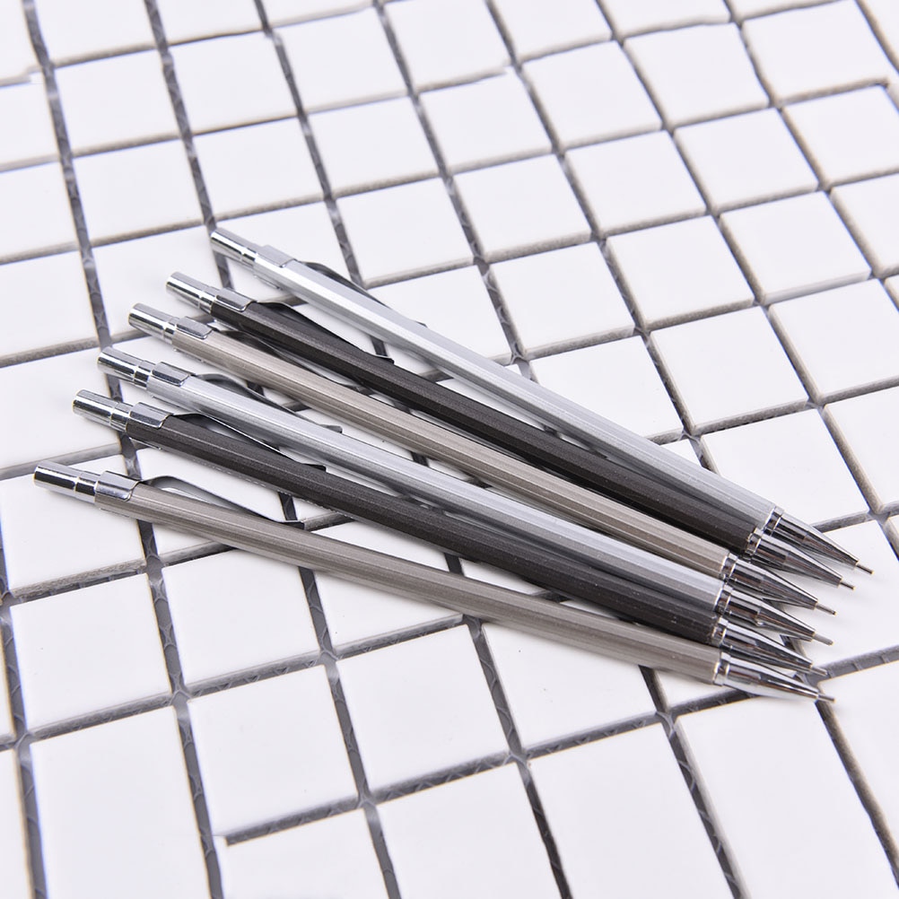 Mechanical Pencil Pencil Metal Rod Automatic Pen Pencil Lead Refill School Stationery 0.5/ 0.7mm