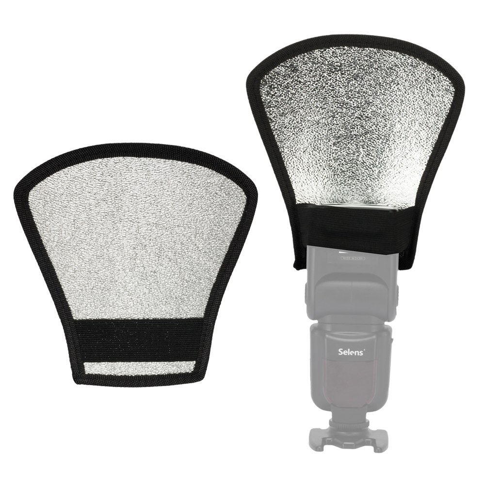 Camera Flash Diffuser 2 In 1 Flash Softbox Dubbelzijdig Photo Light Reflector Voor Canon Camera 'S Opvouwbaar Speedlite Difusor flash