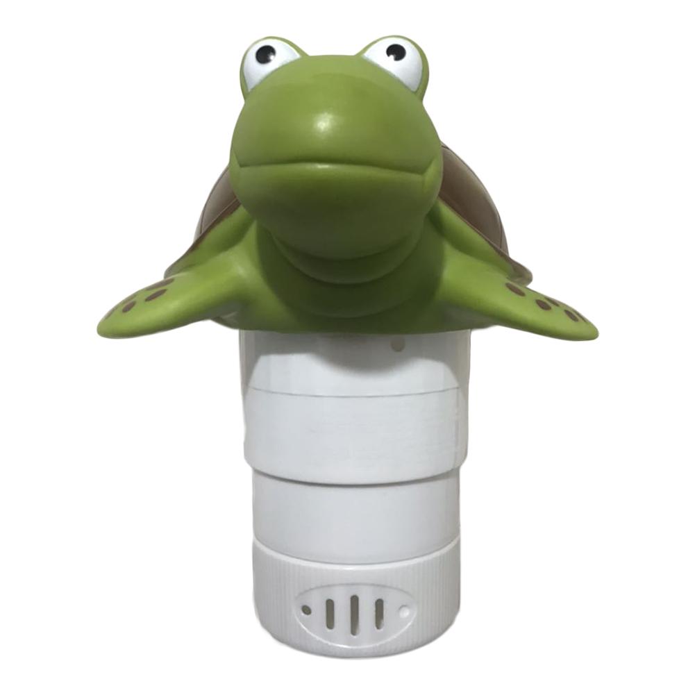 Flotador de cloro para piscina, difusor de vinilo flotante para animales, dispensador de cloro