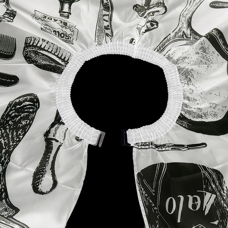 Capa de peluquería envolvente impermeable, capa de peluquería, teñido de ropa, delantal para barbero