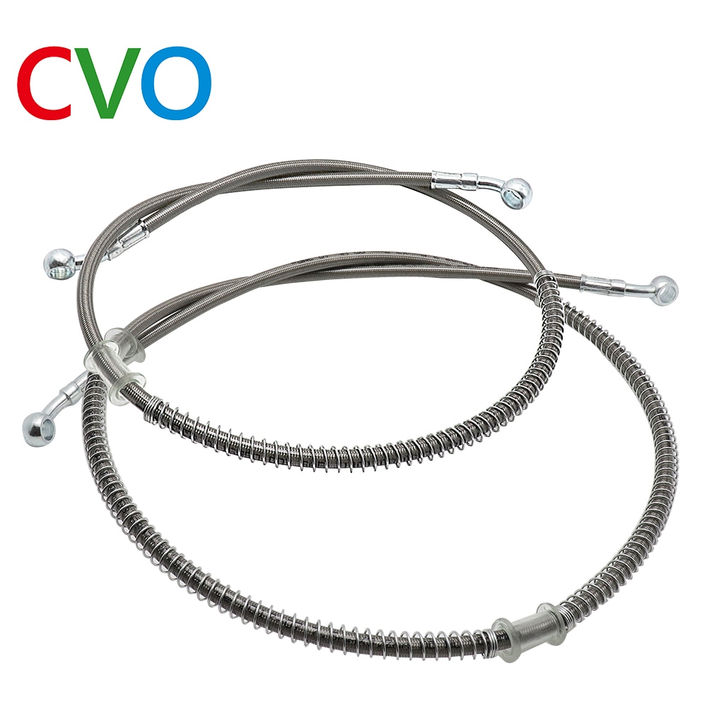 CVO Motorcycle Hydraulic Brake Oil Hose Brake Line General Motorcycle Stainless Steel Braided Pipe 39cm-200cm