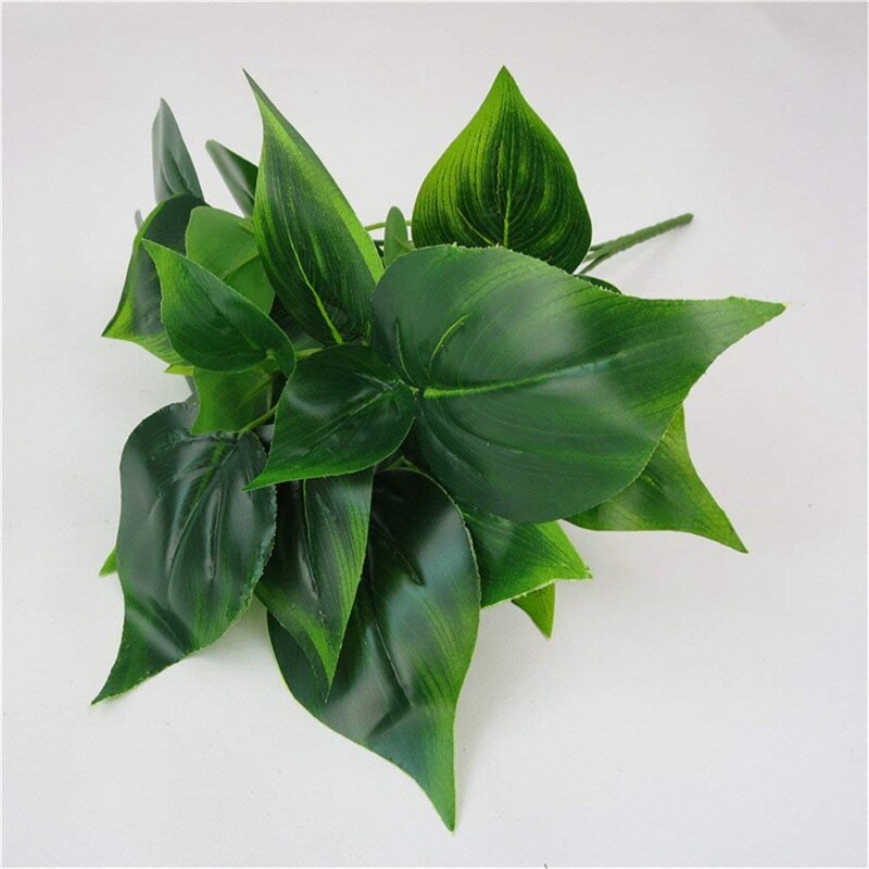 Artificial Green Leaf Plants Home Office Wedding Garden Decoration