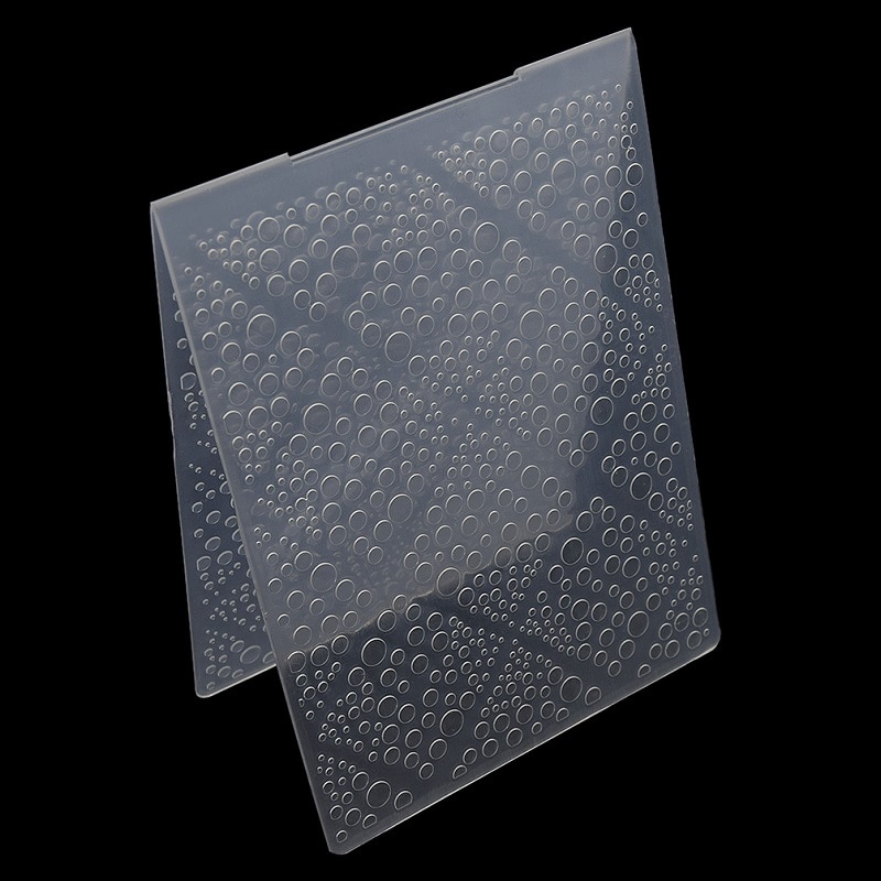 1PC Bubble Plastic Embossing Folders Paper Cards Template Scrapbooking Craft Card Making DIY Photo Album Home Decor