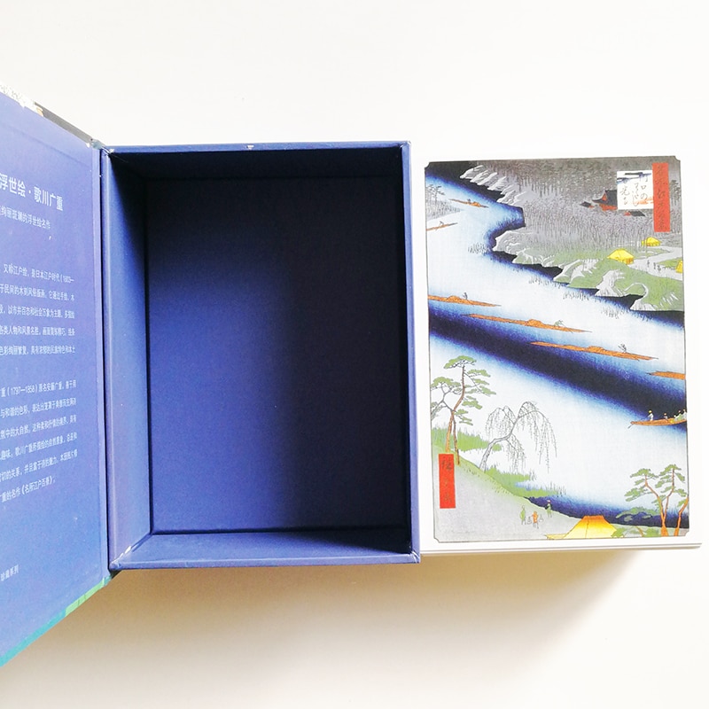 112 Pcs/set Ukiyo-e Art Postcard By Hiroshige Utagawa Ukiyoe Vintage Postcards Set Greeting Card 153 x110mm