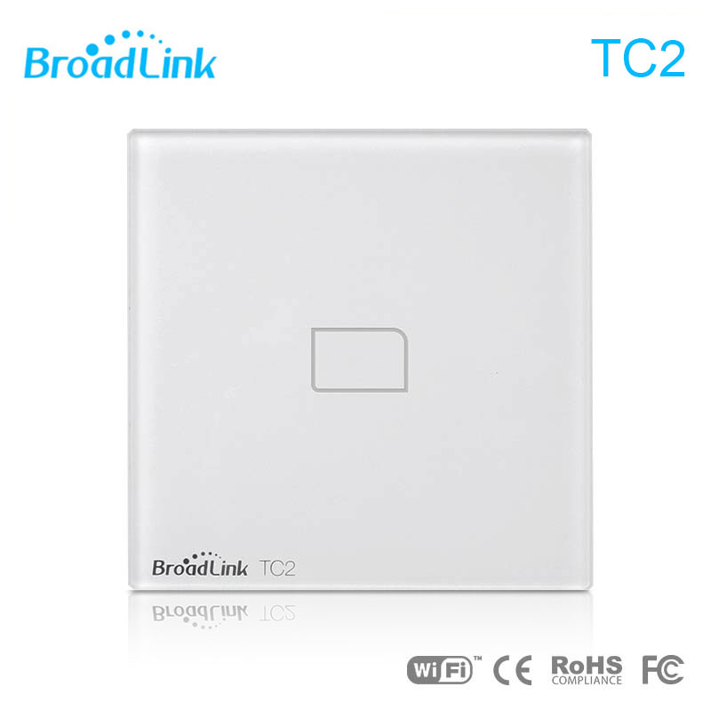 Broadlink  tc2 1 bande /2 bande /3 bande / eutouch  rf433 wifi vægafbryder enkelt kontrol trådløs wifi remotel kontrol væglys: Eu 1 bande