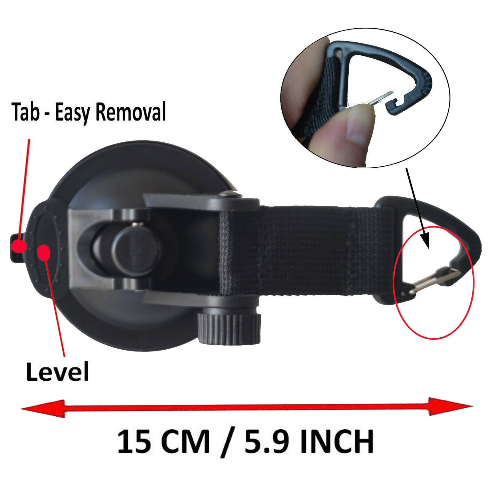 2 Stks/partij Sterke Zuignap Anker Beveiligen Haak Tie Down,Camping Tarp Als Auto Side Luifel