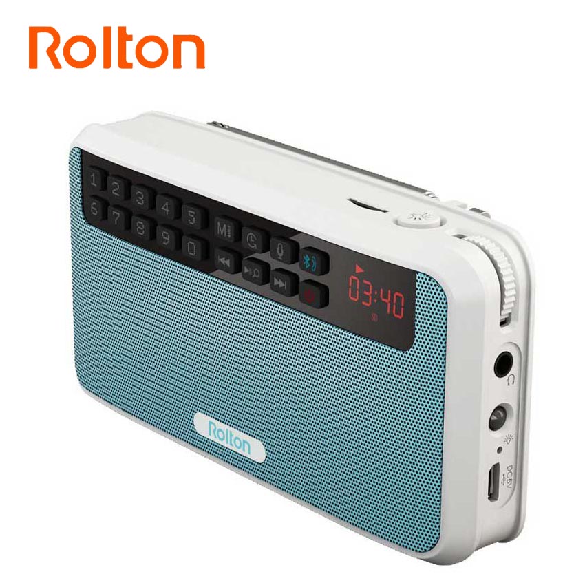 Card Radio Portable Mini Bluetooth Speakers Wireless Hands Free With FM Radio Support TF Card Play And Recorder And Flashlight