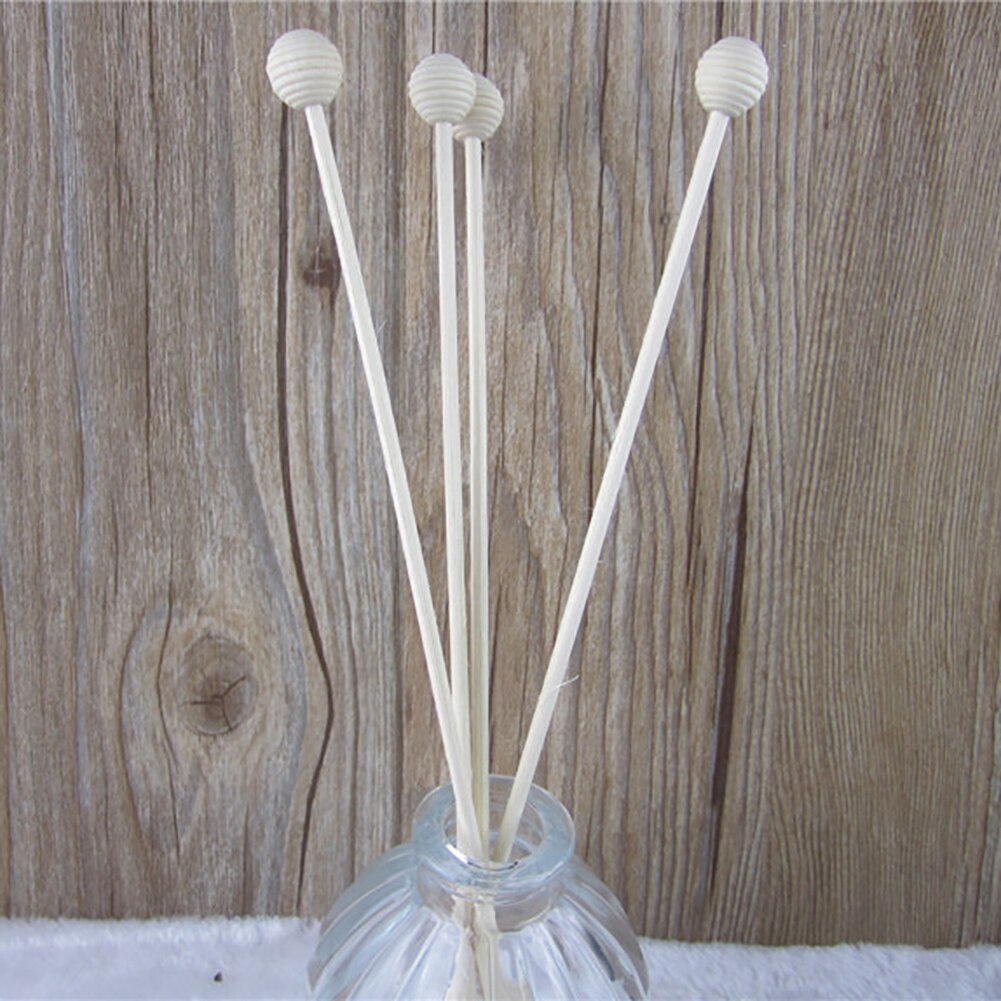 10pcs Wooden Bead Spare Aroma Home Decor Thick Thread Eco-friendly Reed Diffuser Sticks Fragrance Long Bedroom Rattan Refill