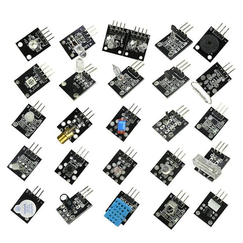 Kit de capteurs 45 en 1 pour Arduino, Modules de démarrage pour UNO R3 MEGA2560