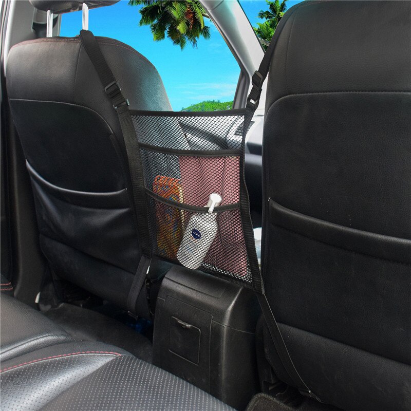 Universal Car Seat Storage Mesh Organizer Mesh Cargo Net /Car Roof Interior Cargo Net Bag Car Trunk Storage