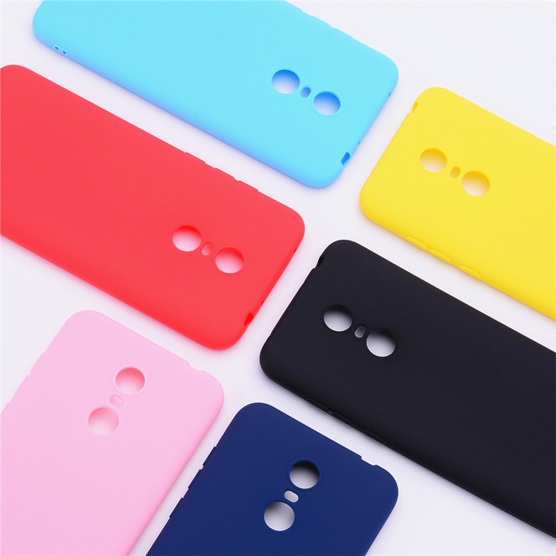 Fundas de teléfono de Color mate para Xiaomi Redmi 5/5 Plus Funda de silicona Funda trasera suave TPU para Xiaomi Funda de Redmi 5 Plus Funda