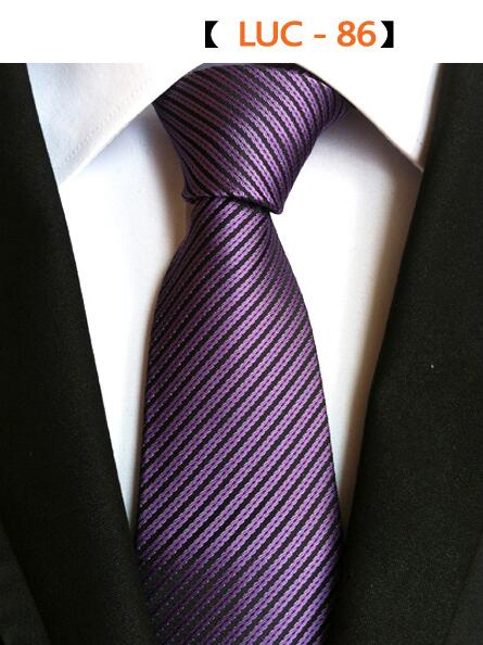 Gusleson gravatas masculinas de seda, novo design, pescoço, 8cm, formal, xadrez e listras, gravatas de casamento para homens, formal, de negócios, festa: 86