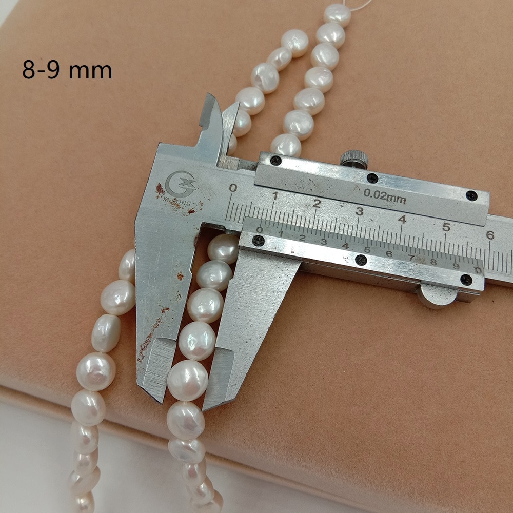 pearl beads in strand ,8-14 MM round coin pearl beads,100% freshwater loose pearl ,full hole drilled