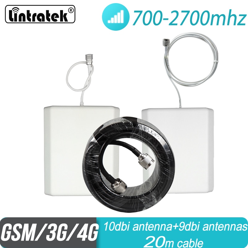 Antena de señal externa para teléfono móvil S50, 700-2700mhz, 9dBi, GSM, 2G, 3G, 4G, antena interior, cable de 20m