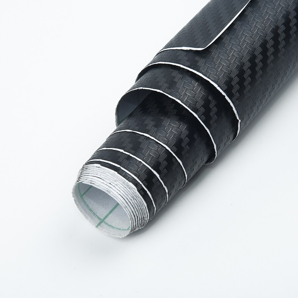 127*30cm 3D Carbon Fiber Vinyl Car Wrap Sheet Roll Film Car Stickers And Decal Motorcycle For Car Dashboard Center Console