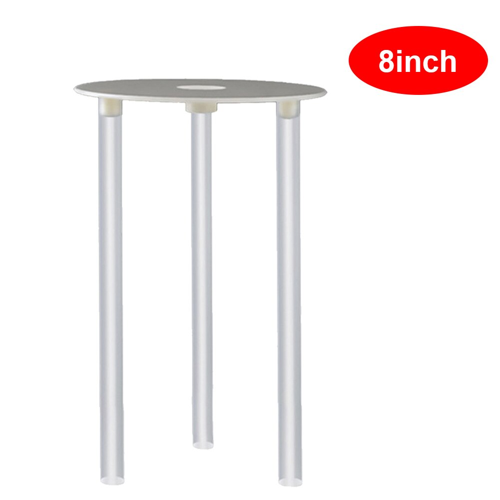 Support de gâteau à multicouches, joint de gâteau rond étagère à Dessert avec 3 supports à gâteaux en paille, Support d&#39;empilage, outils de cuisson à faire soi-même: 16cm