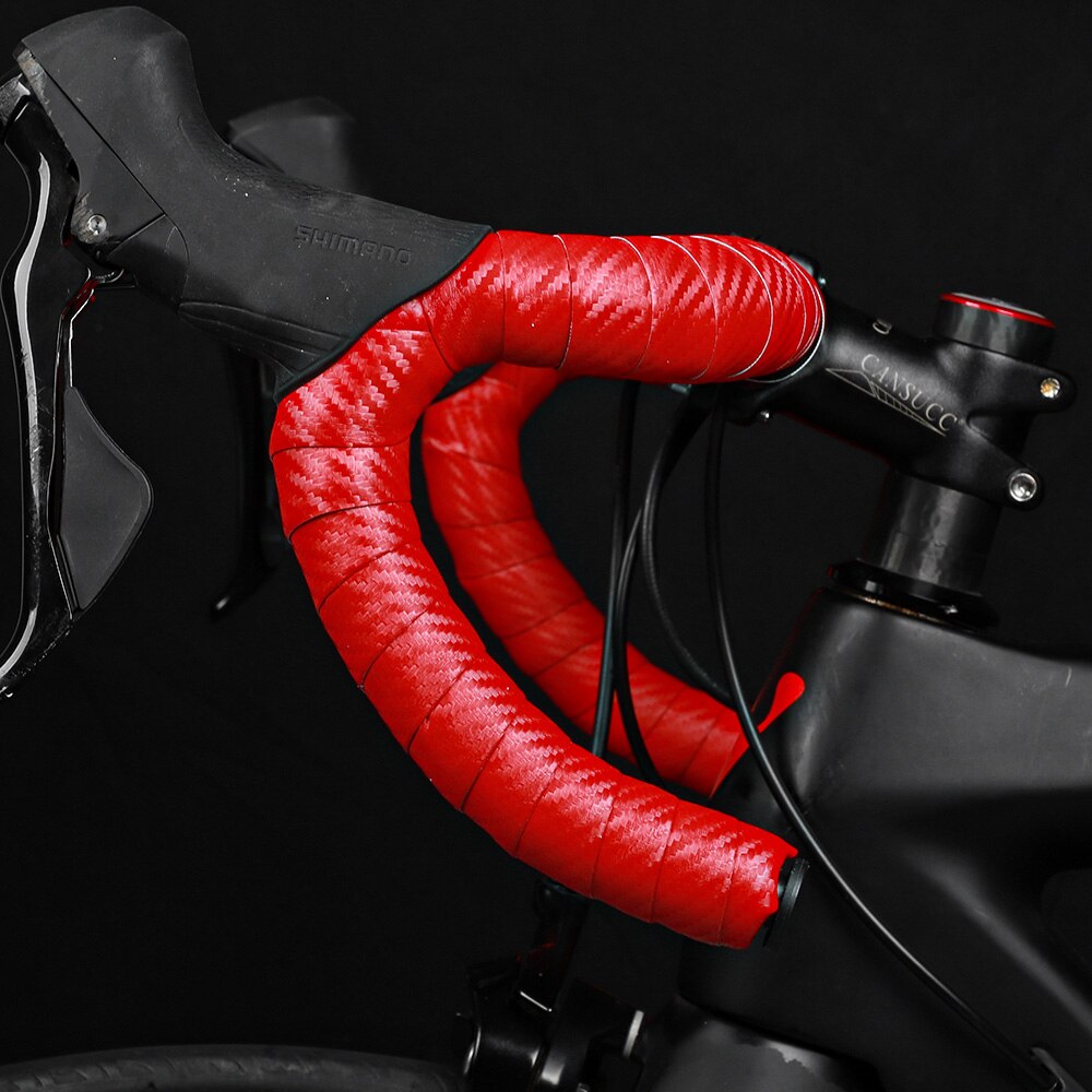 Antywibracyjna taśma na kierownicę wzór paska taśma poliuretanowa EVA praktyczna, odporna na wstrząsy wytrzymałość tłumiąca taśmę z włókna węglowego