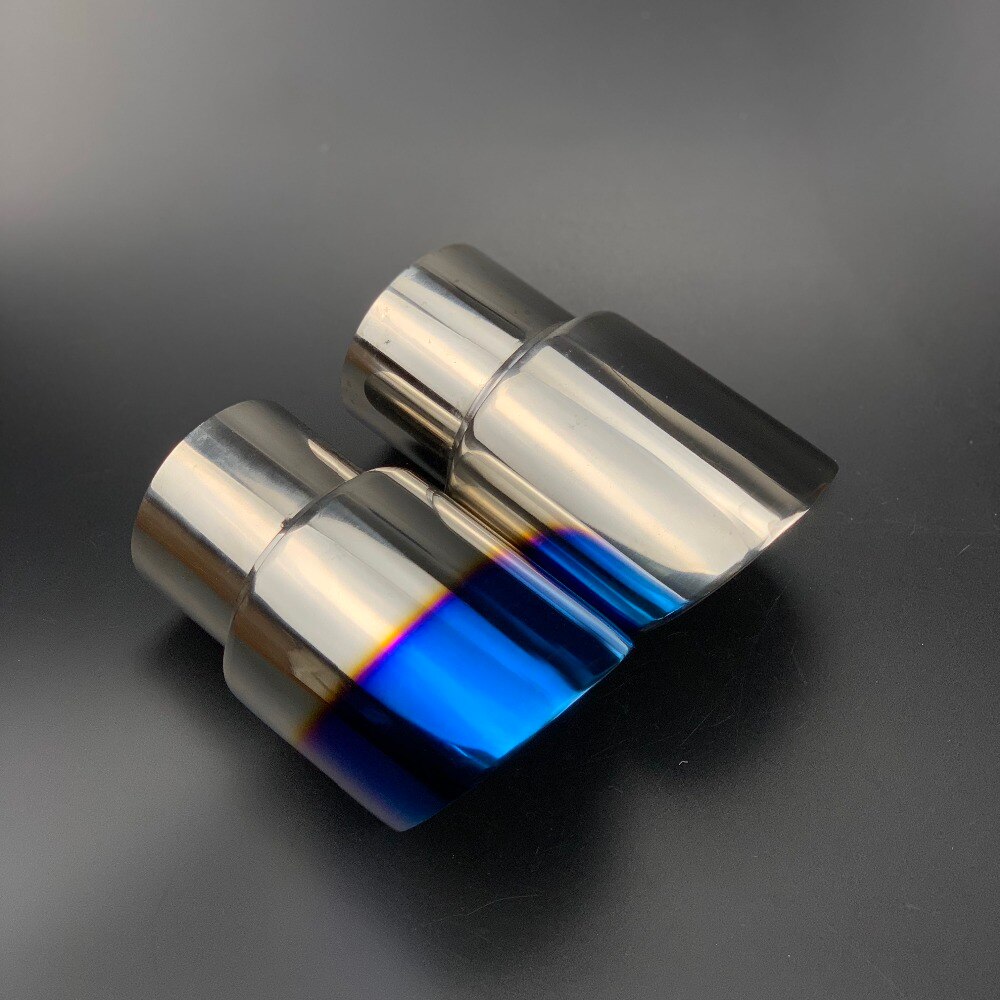 Automobile exhaust muffler stainless steel tube chrome modified rear tail For Mitsubishi ASX Car accessories