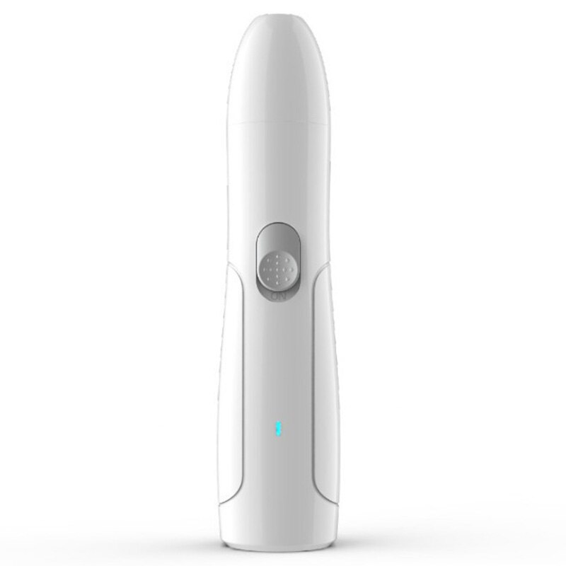 Cat Dog Nail Clippers Paws Nail Cutter Electric Pet Nail Grinder Grooming Trimmer Accessories USB Rechargeable Pet Accessories: White-Rechargeable