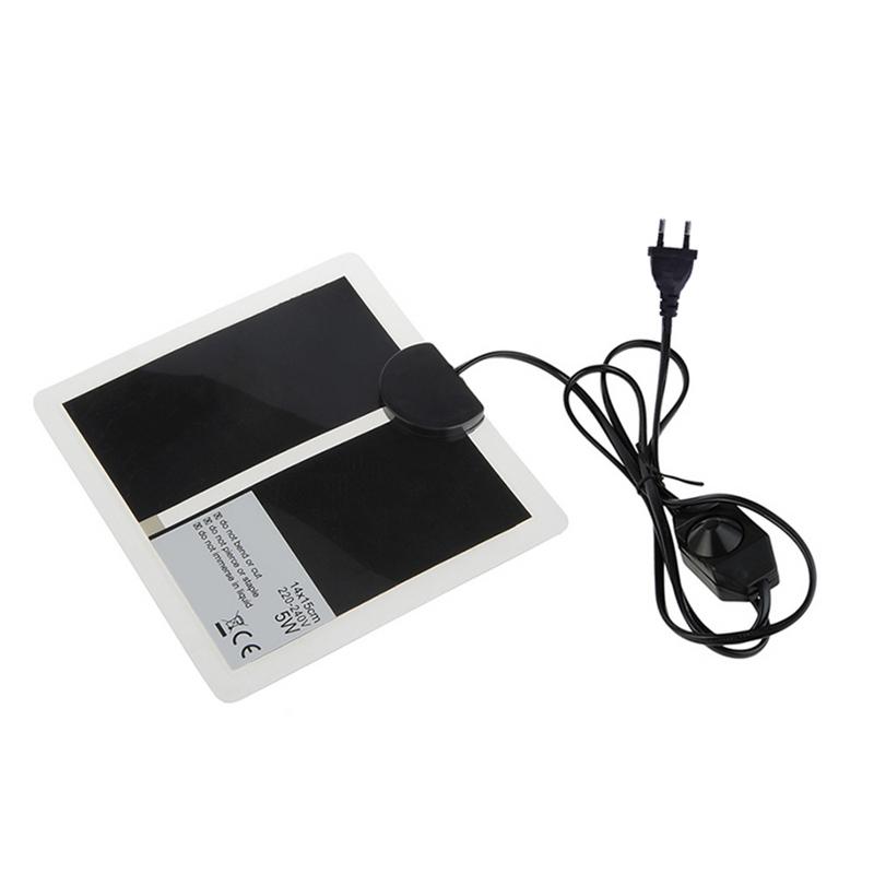 5-14W Terrarium Reptiles Heat Mat Climbing Pet Heating Warm Pads Adjustable Temperature Controller Mats Reptiles Supplies