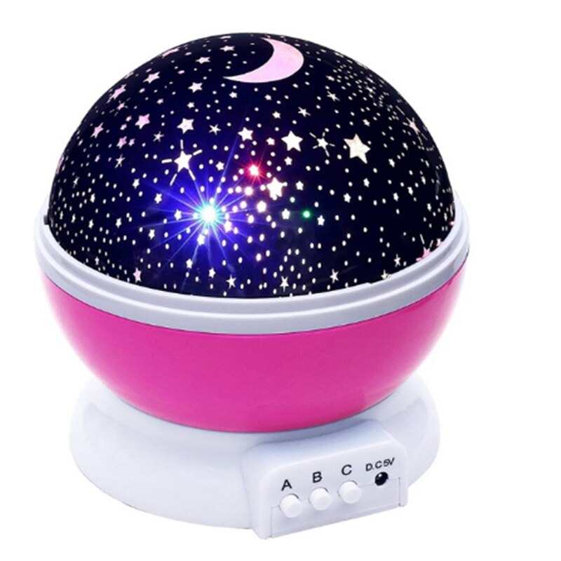 LED Projector moon Lamp starry Rotating Night Light star light Romantic USB Lamp For Children Kids Baby Bedroom Nursery