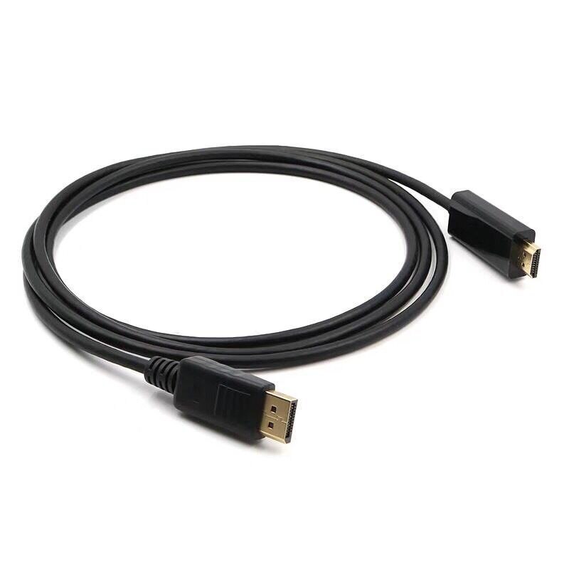 4K DisplayPort a HDMI compatible con Cable 1M 1,8 M 1080P @ 60Hz mostrar el puerto DP a HDMI compatible con Cable para computadora portátil y proyectores