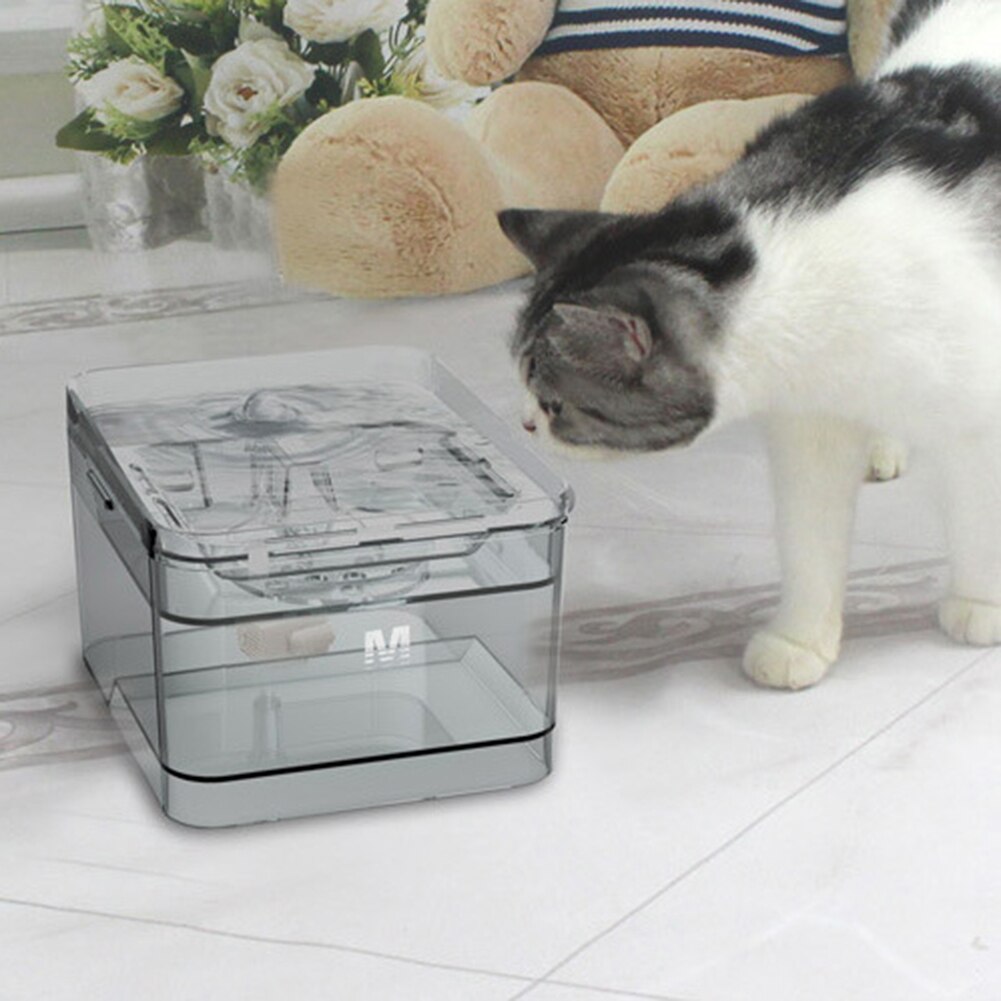 Pet Drinking Fountain Cat Drinking Powl Dog Water Dispenser Intelligent Sensor Ultra-quiet Automatic Pet Water Dispenser
