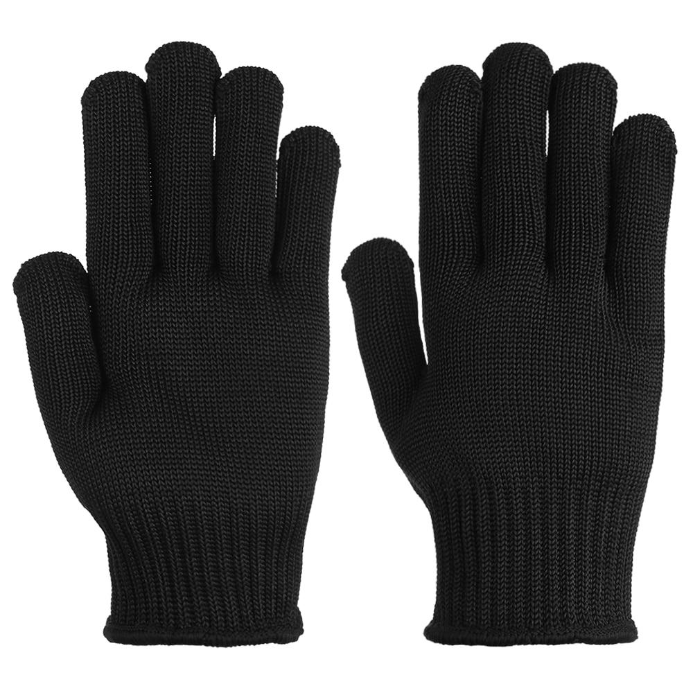 Stahl Handschuhe Schnittschutz-handschuhe 5 Ebene Schutz Sicherheit Schneiden Handschuhe Tragen beständig Küche Bergbau Arbeits Handschuhe