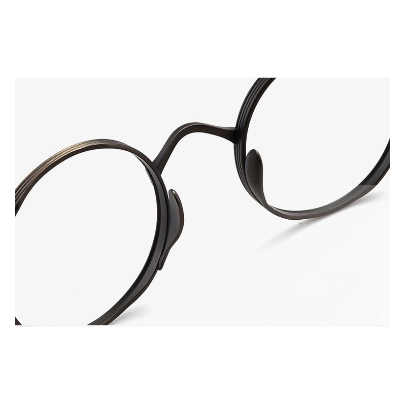 Jahrgang Titan Brille Rahmen Männer Runde Japan Luxus Myopie Rezept Optische Brillen Rahmen Frauen Blau Licht Brillen