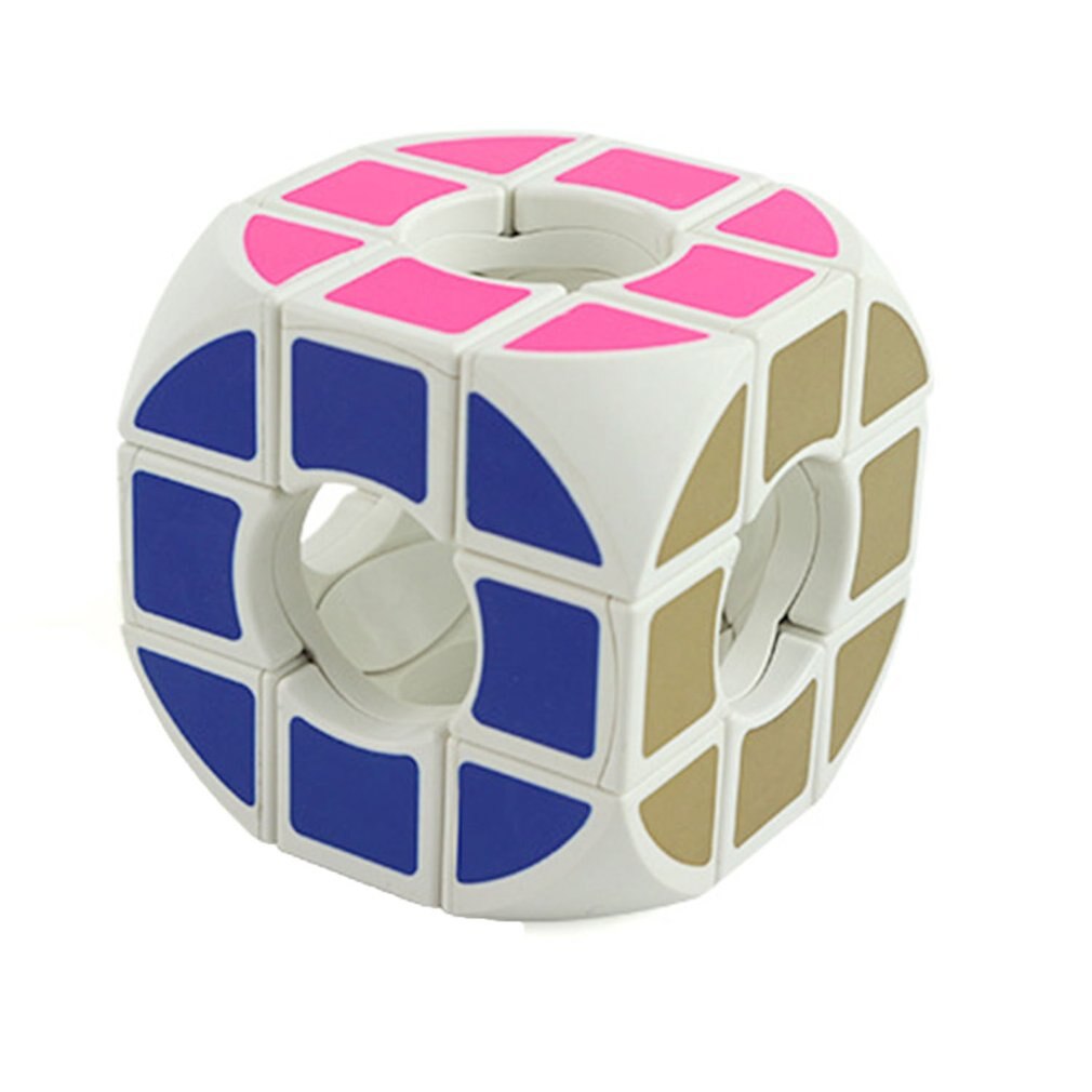 Magische Kubus Arc Hollow Cube Black Base Magic Cube Puzzels Ontwikkeling Intelligentie Speciaal Speelgoed Brain Teaser Box: Default Title