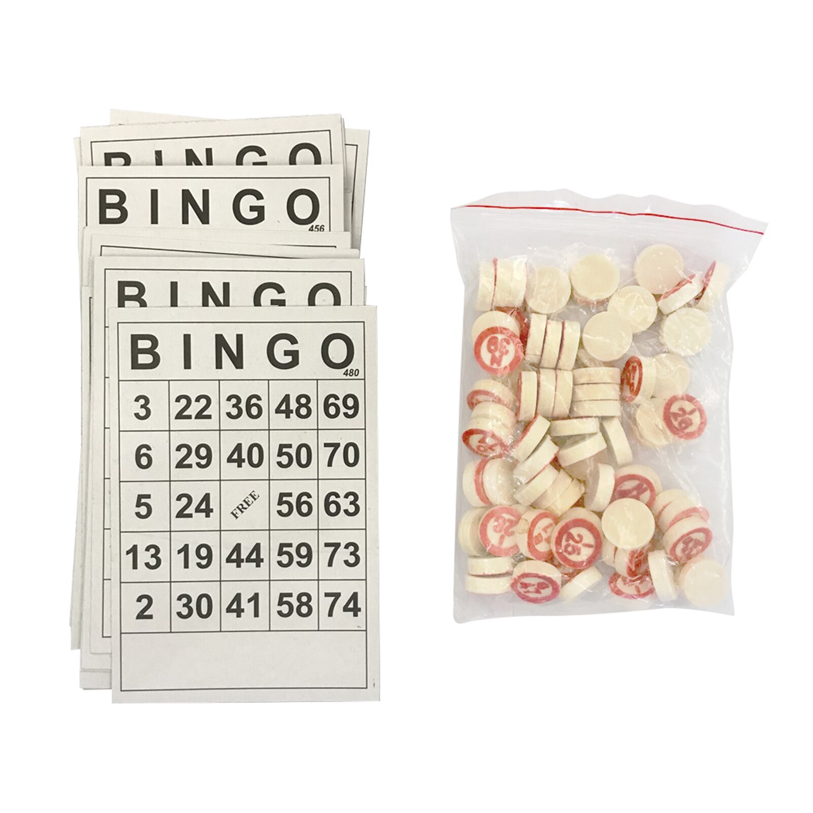 Juego de Bingo de madera para niños y adultos, juego divertido de 75 ajedrez, desarrollo intelectual, 40 tarjetas de Números, en casa, portátil para Grupo grande