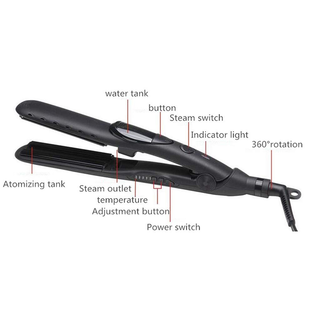 Stoom Stijltang Keramische Haar Stijltang Steampod Haar Stijltang Krultang Professionele Salon Stoom Styler