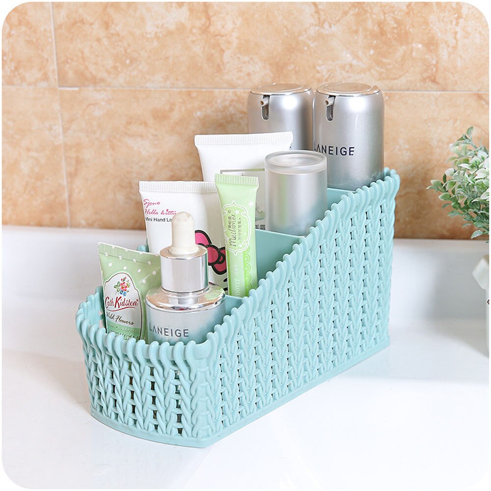 Multi-cheek plastic makeup box, makeup organizer, lipstick case, small storage box, desktop organizer