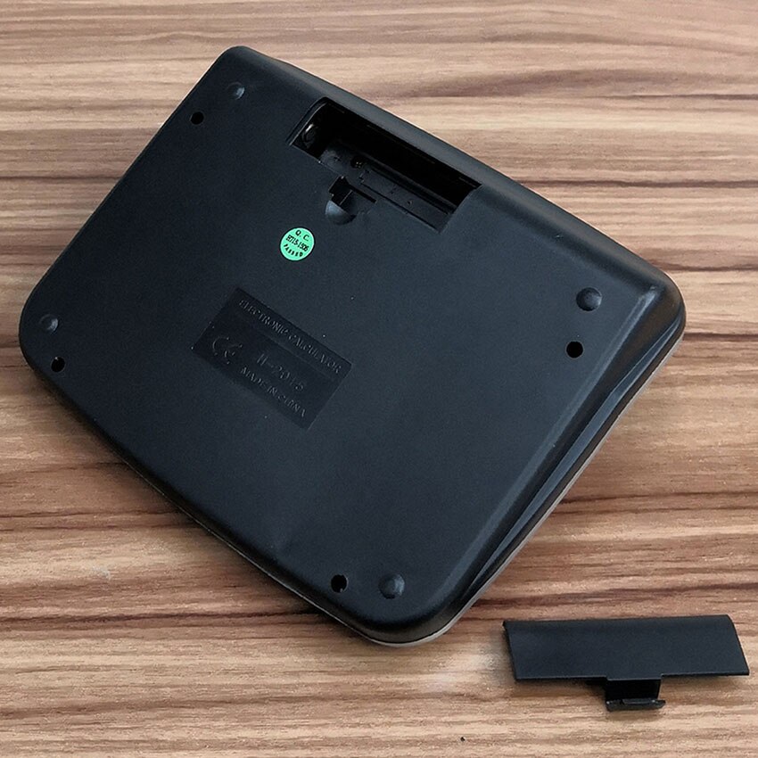 Musical Desktop Calculator 8-Digits LCD Display Electronic Calculator Counter Big Buttons Time Date Show Alarm Clock Function