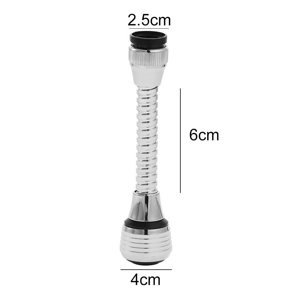 Pulverizador para fregadero de cocina, aireador de ahorro de agua, filtro burbujeador giratorio de 360 grados, boquilla libre de doblar, aireadores flexibles para grifo: E