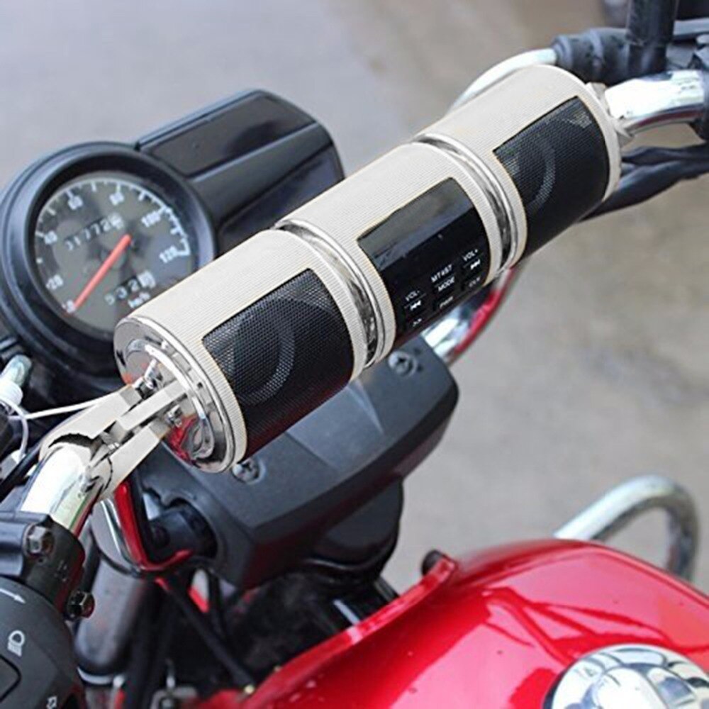 Motorrad Bluetooth Audio- Klang System MP3 FM Radio Niedrigen Bass Stereo Lautsprecher Wasserdichte Audio- Lautsprecher