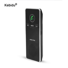 Handsfree Bluetooth 4.0 Car Kit Stereo Sun Visor Speaker Auto Wireless Speakerphone Car kit Mp3 Player With Magnet Air Vent Clip
