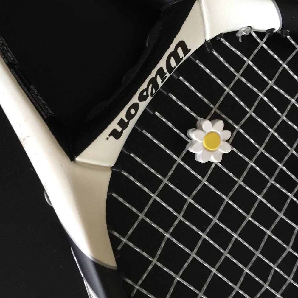 15 Stks/partij Grappig Zon Bloem Tennis Vibratie Demper Siliconen Rubber Tennisracket Multicolor Kleurrijke Bloem Kleurrijke Zonnebloem